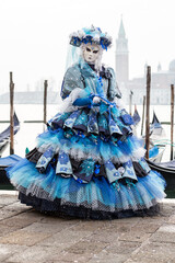 Naklejka na ściany i meble Mask in carnival of Venice