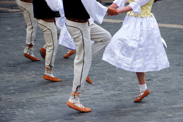 Slovak folk dance exhibition