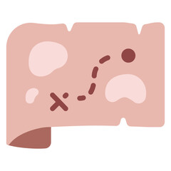 Treasure location map