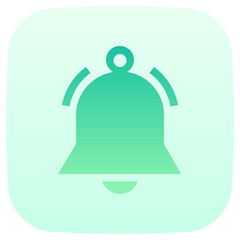 alarm flat gradient icon