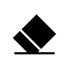 eraser glyph icon