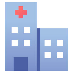 Fototapeta premium hospital icon
