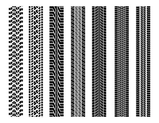 collection traces of tires black and white.  

black tire tracks on white background.tire tracks 

with separate grunge texture tire marks tire

