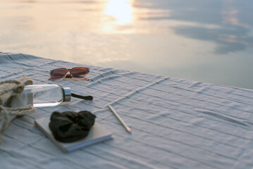 Concept of summer outdoor relaxation.