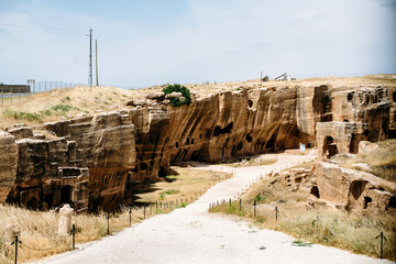 Dara historical ancient fortress city. Mesopotamia Ruins. Mardin ,Turkey