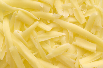 Grated cheese texture background.  