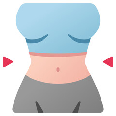waist slim icon