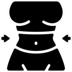 waist slim icon