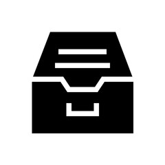 archive glyph icon