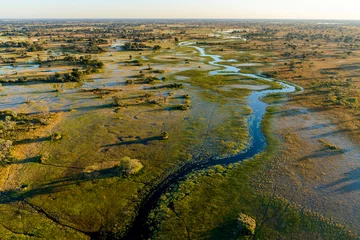 Tuinposter Aerial view of Okavango Delta. Botswana © Roger de la Harpe