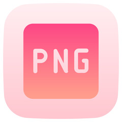 png file flat gradient icon