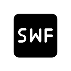 swf file glyph icon