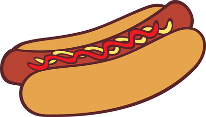 Hot dog png illustration