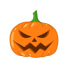 Fototapeta premium Pumpkin halloween vector illustration.