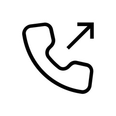 outgoing call line icon