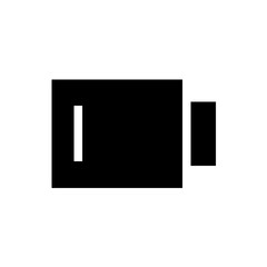 low battery glyph icon