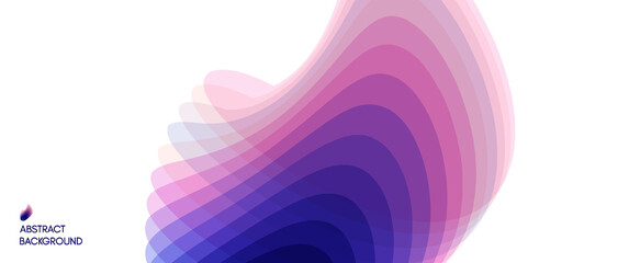 Abstract geometric design. Vector illustration made of various overlapping elements. Applicable for banners, placards, posters or flyers.