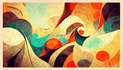 Abstract Poly Printable Paint Retro Vintage Backgrounds