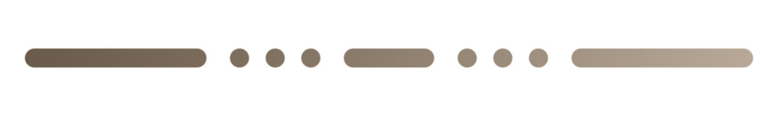 dotted gradient line
