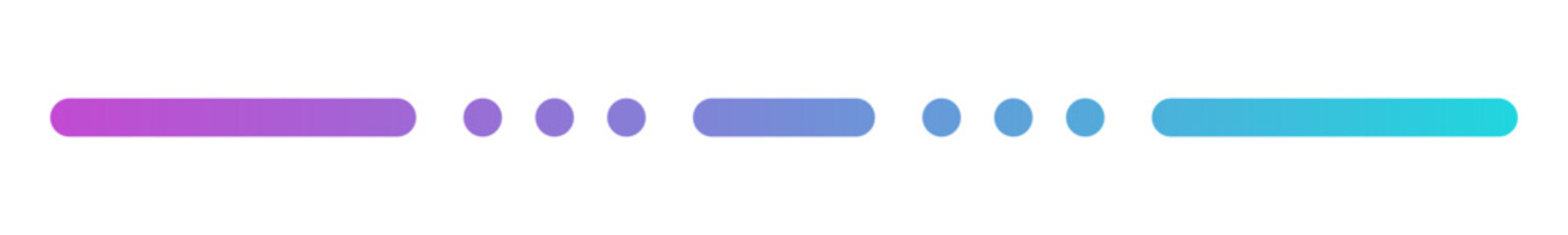 dotted gradient line
