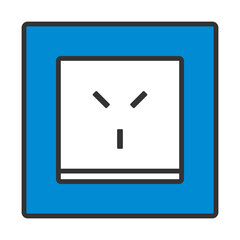 Israel Electrical Socket Icon