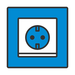 Europe Electrical Socket Icon