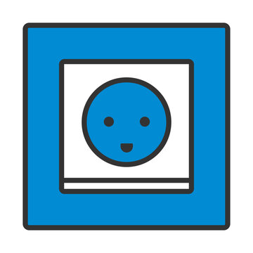 Austria Electrical Socket Icon
