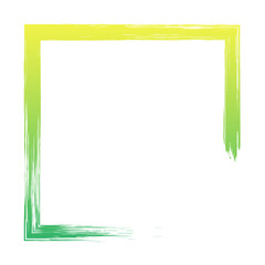 gradient square brush frame

