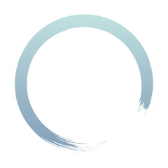 gradient round brush frame
