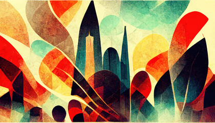 Abstract Poly Printable Paint Retro Vintage Backgrounds