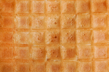 Waffles background cell texture closeup