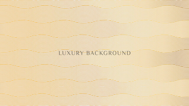Abstract elegant luxury background with diagonal wave line gold for banner poster cover