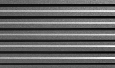 Obraz premium Metallic gray striped sheet as an abstract background.