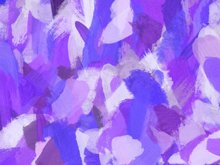 Fototapeta na wymiar purple and white abstract handpainted background with scratches and brush strokes