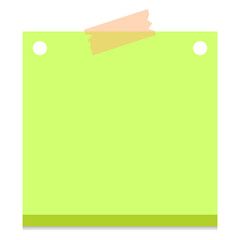 colorful sticky note