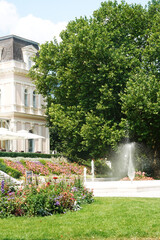 Obraz premium A resort park in Bad Ischl, Austria