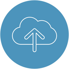 cloud uploading Isolated Vector icon which can easily modify or edit

