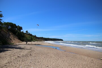 beach in the morning