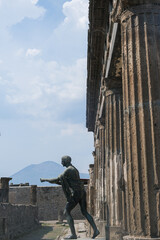 Fototapeta na wymiar pompei antique art historic site herculanum 