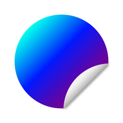 gradient rectangle sticker background
