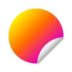 gradient rectangle sticker background
