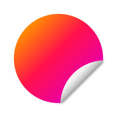 gradient rectangle sticker background
