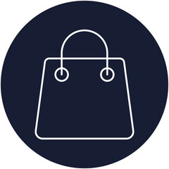 shopper bag Isolated Vector icon which can easily modify or edit

