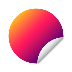 gradient rectangle sticker background
