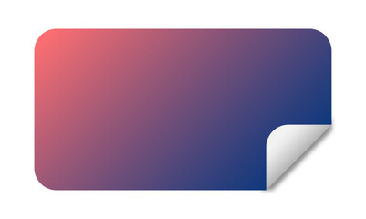 gradient rectangle sticker background
