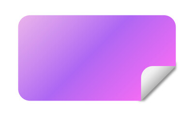 gradient rectangle sticker background
