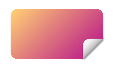 gradient rectangle sticker background
