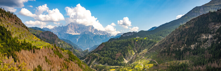 Fototapeta na wymiar Monte Civetta mountain in Dolomites