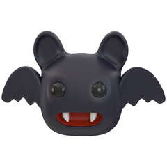 3d rendering halloween icon  - Cute Bat