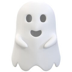 3d rendering halloween icon  -  ghost